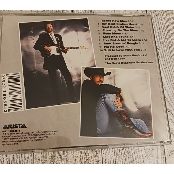 Brooks and Dunn - Brand New Man CD (1991) 10 songs - Picture 2 of 2